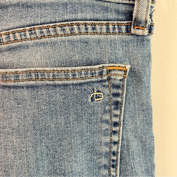 Rag & Bone Dre Capri Jeans in Paint Splatter Bulwarks Wash Size 31 - Picture 4 of 10